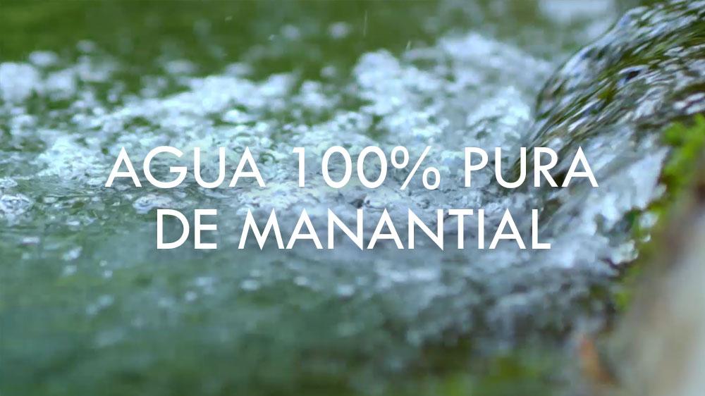 AGUA 100% PURA DE MANANTIAL